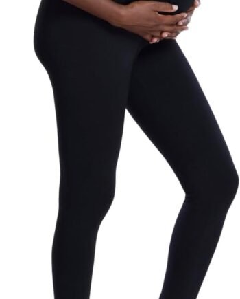 Women's Essential Stretch Full Length Secret Fit Over The Belly Pregnancy Legging