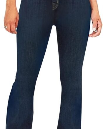 Women's Black Bell Bottom Jeans for Women Flare Jeans High Waist Bootcut Jeans for Women Stretch Bell Bottom Pants