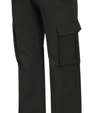 Women's Maternity Cargo Pants with Four Pockets Over The Belly Scrub Pants Pregnancy Clothes