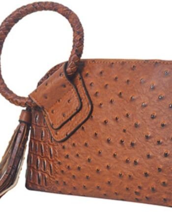 Women's Faux Leather Mini Wristlet Purse With Fringe Tassel, Wristlet Wallet Women's Handbag