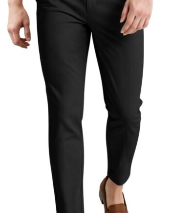 Mens Dress Pants Slim Fit Stretch Fashion Plaid Pant Skinny Leg