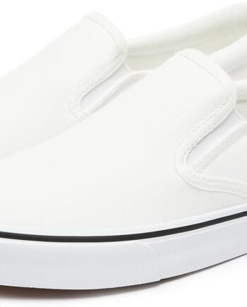 Mens Slip on Sneakers Loafers Shoes Black Shoes White Casual Fashion Shoes