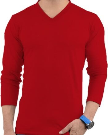 Long Sleeve Shirts for Men - Casual Soft Breathable Full Sleeves Mens V Neck T Shirts