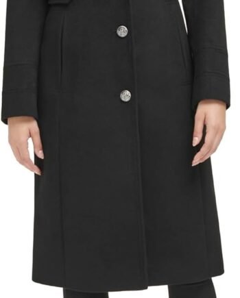Women's Military Wool Blend Overcoat