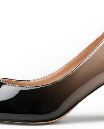 Pumps for Women Chunky Heels Comfortable Middle Block Heel Work Dress Pumps