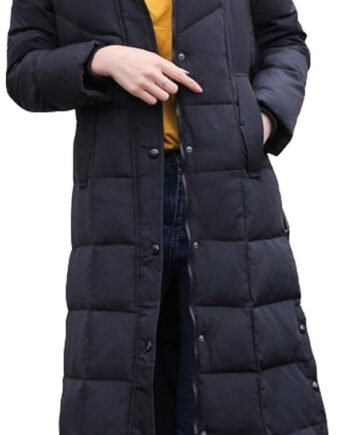 Women's Winter Over Knee Removable Hooded Maxi Long Puffer Down Coat