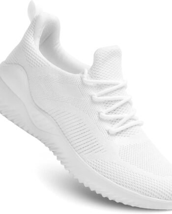 Men's Non Slip Running Shoes Ultra Light Breathable Casual Walking Shoes Fashion Sneakers Mesh Workout Sports Shoes