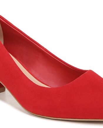 Women's Racer Pointed Toe Block Heel Pump