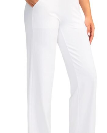 Women's Yoga Pants Wide Leg wiht Pockets High Waist Stretch Loose Casual Lounge Sweatpants Petite/Regular/Tall