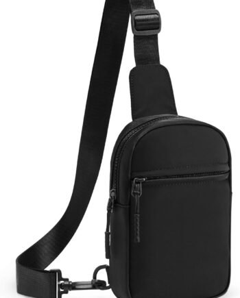 Small Sling Bag for Women and Men, Crossbody Bags Trendy Fanny Packs Chest Bag with Extended Strap