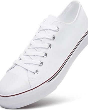 Mens Classic Casual Shoes,Lace-up Fashion Sneakers,Low Top Canvas Sneakers for Men