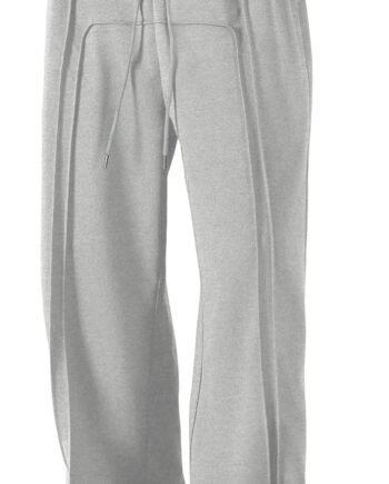 Mens Wide Leg Sweatpants Casual Straight Baggy Drawstring Loose Fit Sweats Basic Workout Track Pants with Pockets