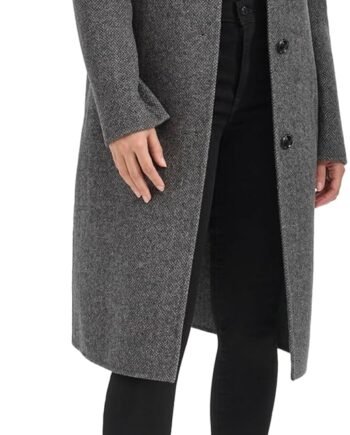Women's Double Face Wool with Notched Collar Coat