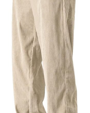 Men's Casual Corduroy Pants Elastic Waist Drawstring Baggy Sweatpants Loose Fit