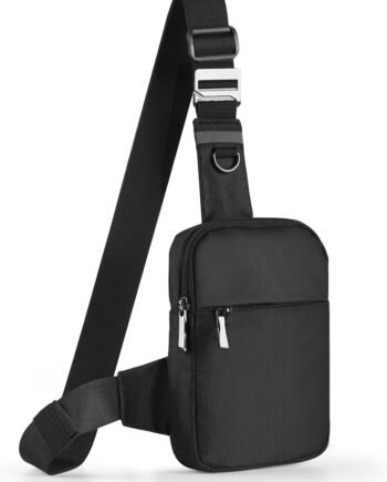 Mini Sling Bag for Men Women Small Crossbody Backpack Shoulder Bags with  & Waterproof for Hiking Trave Running