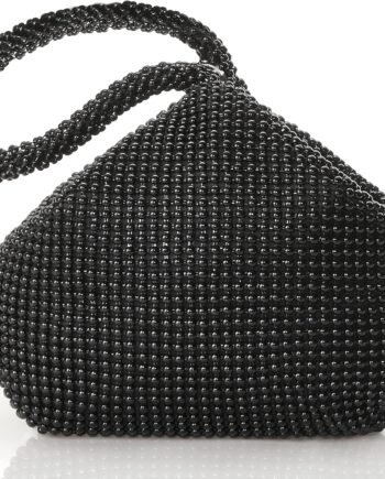 Women's Beaded Clutch Evening Bags Vintage Elegant Triangle Purse for 1920s Party Prom Wedding
